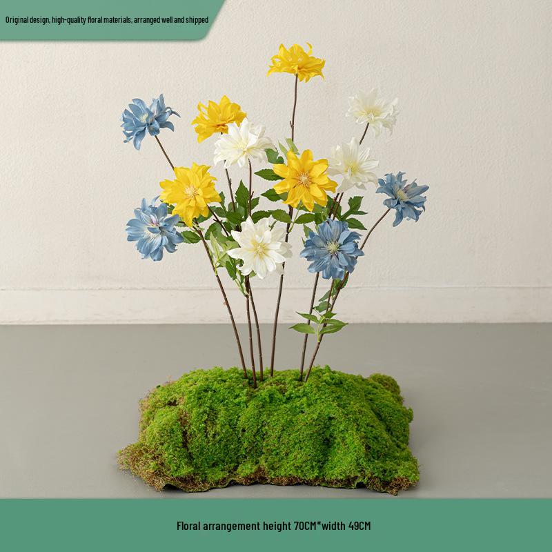 Monet Garden Artificial Floral Window Display and Landscaping Decorations