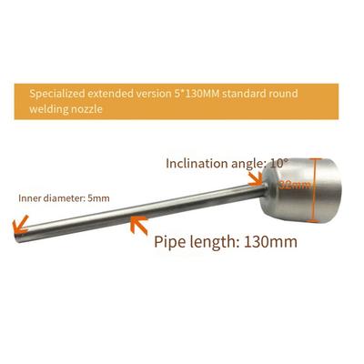 1600W Hot Air Round Welding Nozzle Reduced Localized Overheating Ergonomic Fatigue Reduction Fits Most Welding Machines