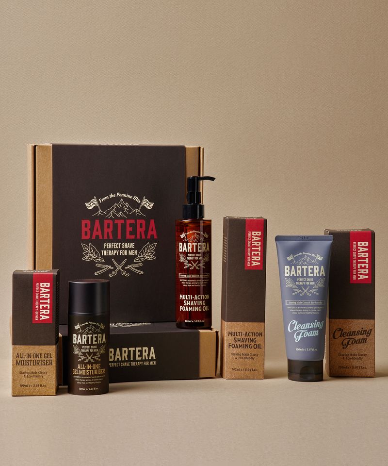 Multi-Action Shaving Foaming Oil + Cleansing Foam + All-in-One Gel Moisturizer