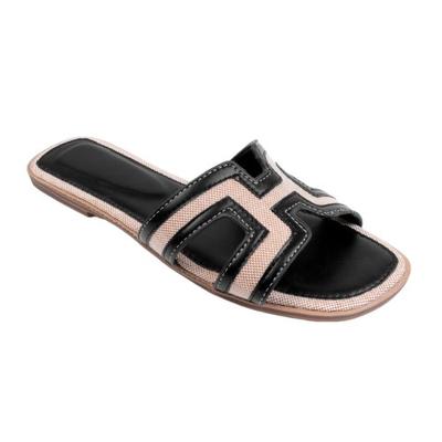 Womens/Ladies Surge Cut Out Instep Strap Flat Sandals