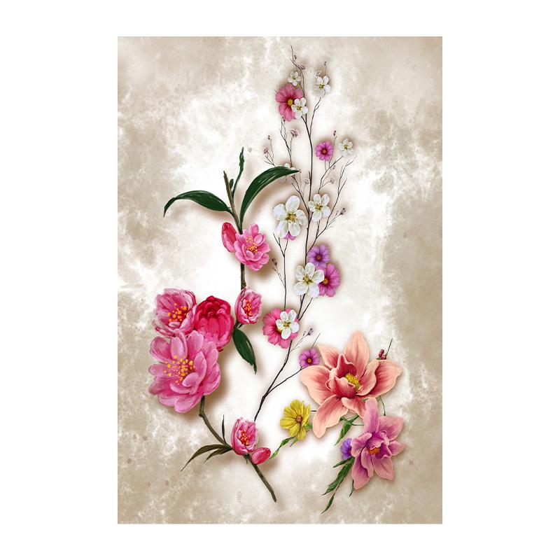 Abstract Art Colorful Flower Canvas Painting Wall Art Spring Tree Floral Posters Prints for Living Room Bedroom Home Decor