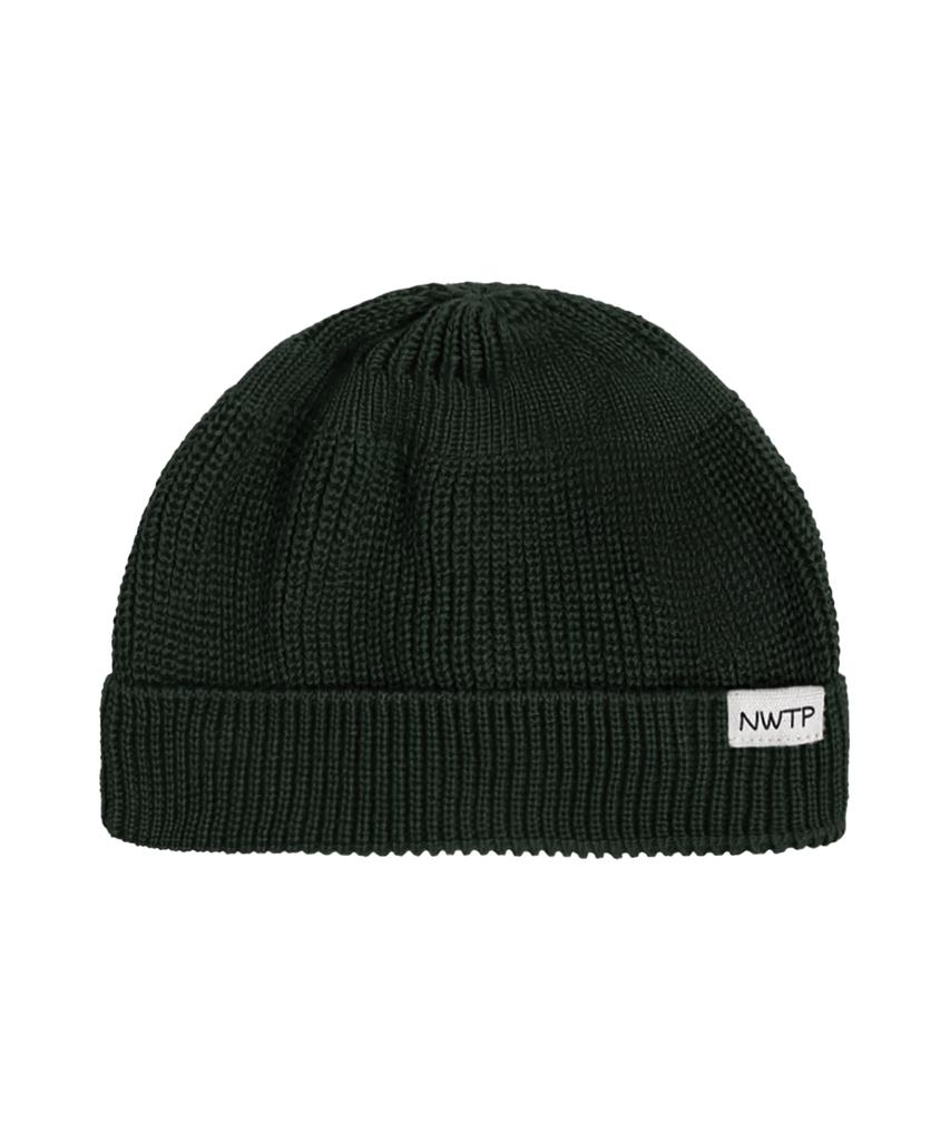 Nyuteib Thin Oversized Cotton Short Beanie - Dark Khaki