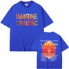 Rock Band Imagine Dragons Loom World Tour 2025 T Shirts Men Women Gothic Vintage Oversized Tshirt Unisex Casual Cotton Tshirt