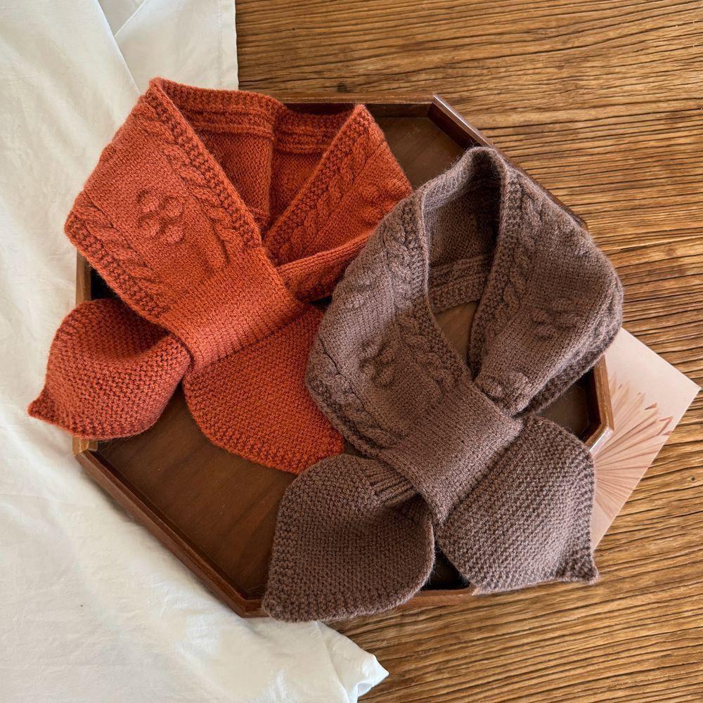 Thick Kids Winter Scarf Soft Children Shawl Simple Neck Warmer  Outdoor