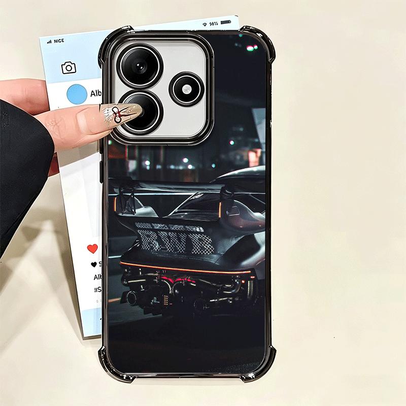 Sports Car RWB Cool Soft Phone Case For Xiaomi Poco X7 X8 Pro Max X6 X5 X3 F8 Ultra F7 M8 M7 M5S Redmi 15C 15A 15 14C 13C 12C 13