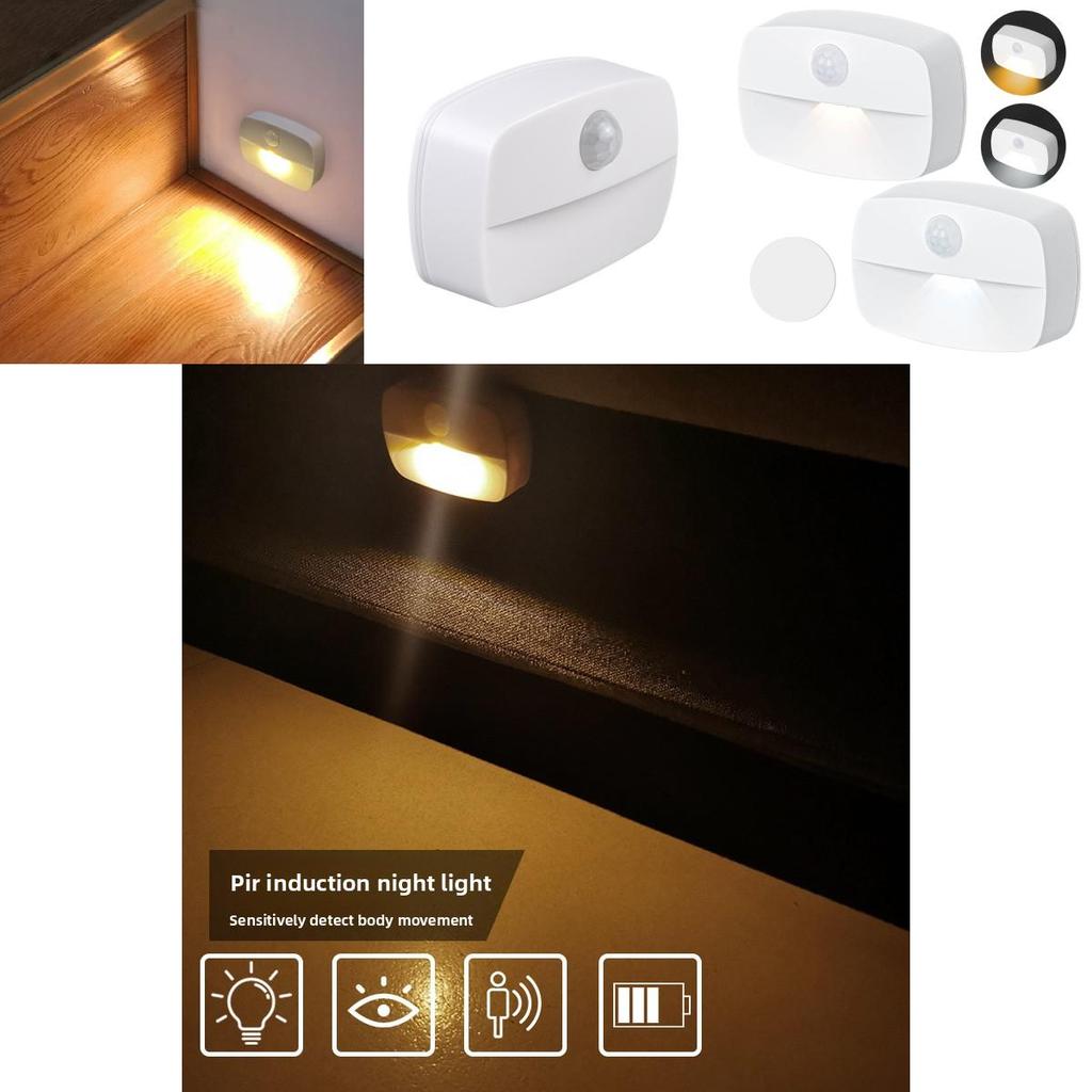 Human Body Sensor Night Light With Infrared Pir Motion Detection For Bedroom Closet Kitchen Hallway