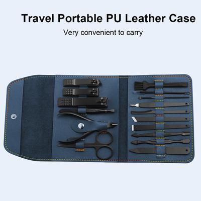 16 pz/set Tagliaunghie Taglierina Trimmer Pick Orecchio Kit Per Toelettatura Set Manicure Pedicure Toe Nail Art