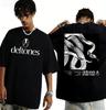 SpringSummer Deftones Snake Pattern Printed Cotton Tshirt Street Casual Short Sleeve Round Neck Tshirt MensWomens Top