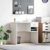 White Desk with Drawers 90 x 49 x 75 cm Engineered Wood