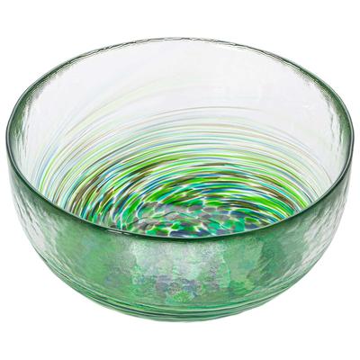 Aderia Glass Six Forest Gift Made In Glass Nature Traditional Handcrafted In a Japanese Nordic Style (ADERIA) [Tsugaru Bowl, Colors, Design, Boxed,