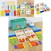 Wooden Puzzle Battle Board With Color Recognition For Kids Learning And Cognitive Development