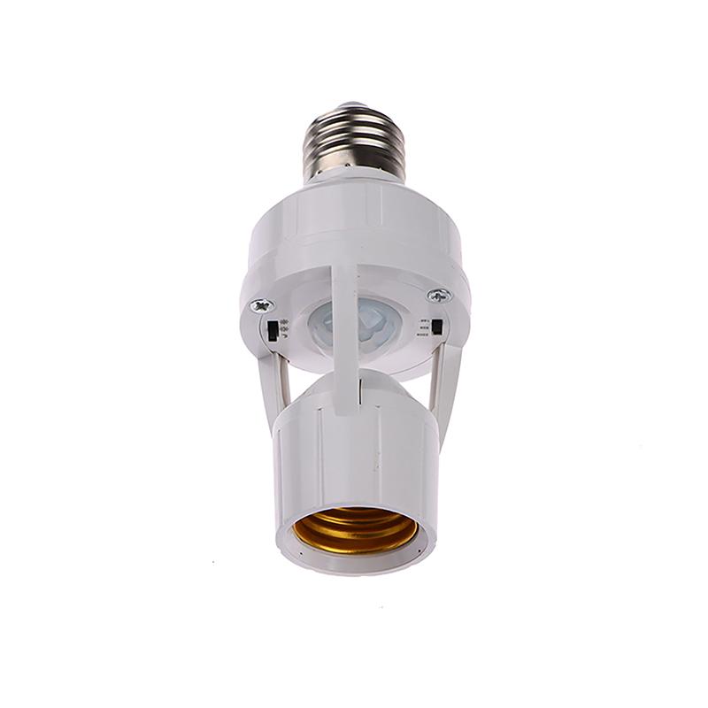 360 Degrees Human Induction Motion Sensor Lamp Socket Base Ac85-265V Delay Time Switch E27 Base Holder Socket Adapter