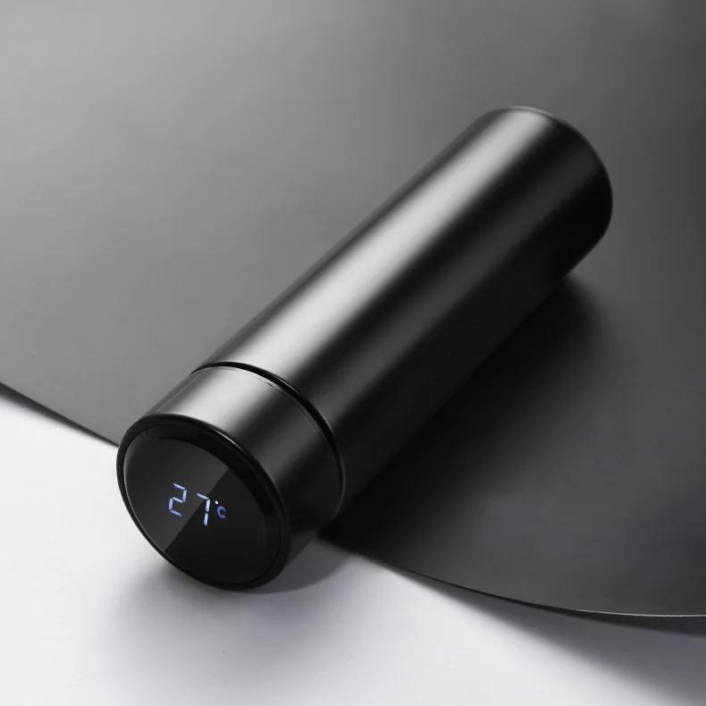 

Умная изоляция для мужчин и женщин, портативная для студентов, высококачественная простая бутылка, креативная персонализированная трендовая чашка для чая 500ml чёрный