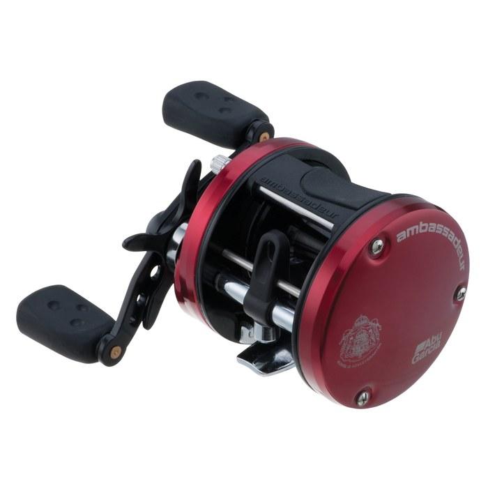 Abu Garcia Ambassadeur SX AMBSX-6600-C Bait Reel, Red