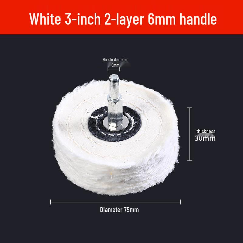 Thickened Polished Cloth Polishing Head for Metal and Acrylic, Tool Artifact