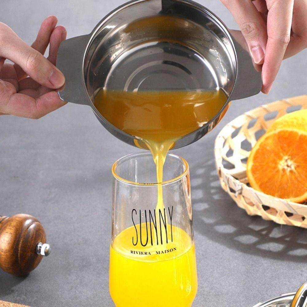 Juicer 304 Stainless Stee Hand Pressed Juice Maker With Bowl Lemon Squeezer  Fruit