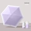 New Macaron Color Five-Fold Ultra-Light Sun Protection Compact Mini Umbrella with Buckle Handle