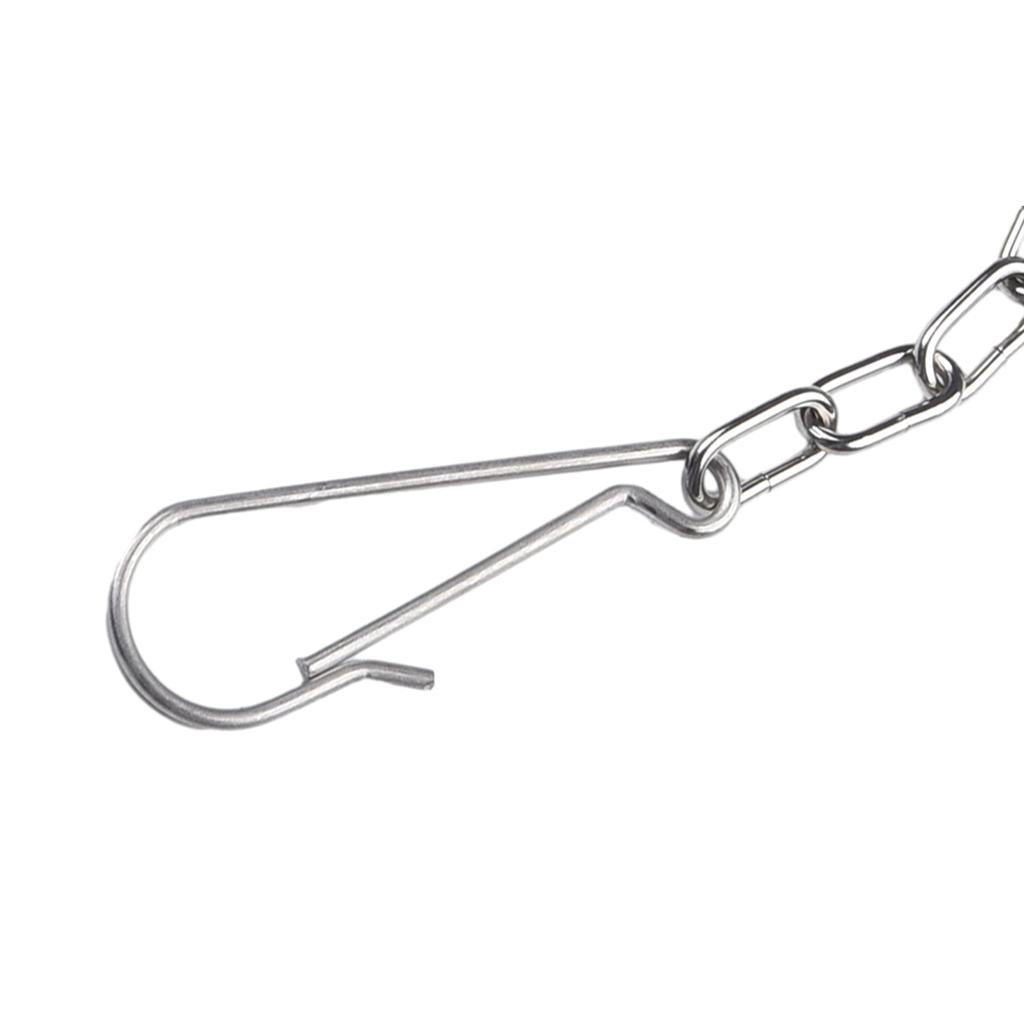Toilet Handle Chain Stainless Steel Toilet Flapper Lift Chain Replacement C-ring Bathroom Toilets Repair Accessories Rust-resist