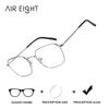AIR EIGHT Metalen Polygonen Bril op Sterkte Voor Mannen Progressieve Multifocale Optische Brillen Fotocromische Brillen