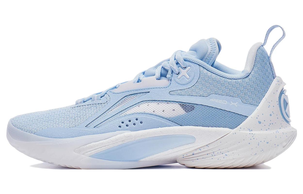 Li Ning Speed 10 Low top Basketball Shoes Men s Blue ABAT085-69 47.5