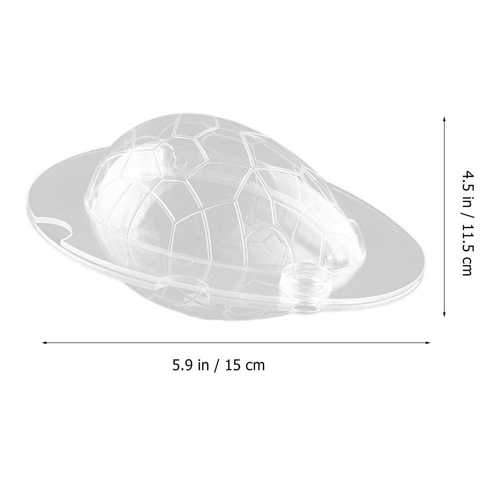 2 Pcs Cake Mould Diy Ornaments Baking Trays Easter Egg Mold Dinosaur Plastic Maker Casting Chocolate белый