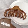 Large Pumpkin Claw Clip: Spring/Autumn Hair Accessory for Women