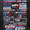For Bmw Sticker Decal Motorcycle Tank Helmet Logo Set g1