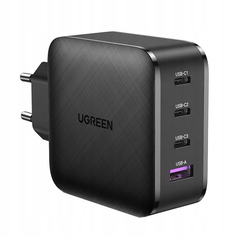 UGREEN cd224 wall charger 65W 4 ports Black