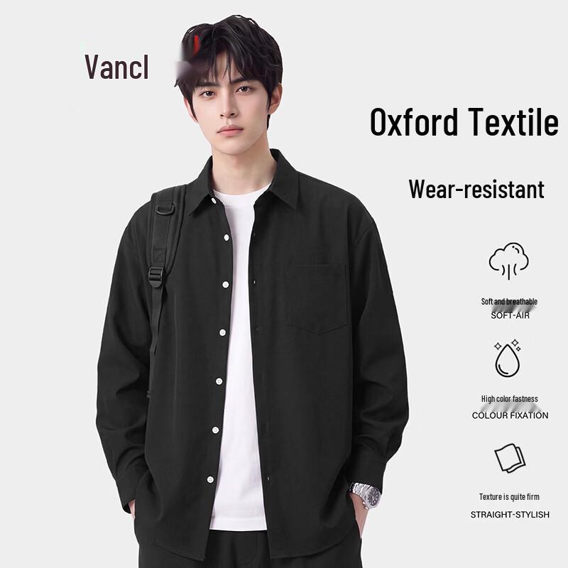 VANCL Men's Oxford Casual Long Sleeve Shirt