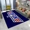 Top Gun Classic Movie Sign Tom Cruise Carpet Rug for Home Living Room Bedroom Sofa Doormat Decor,kid Area Rug Non-slip Floor Mat
