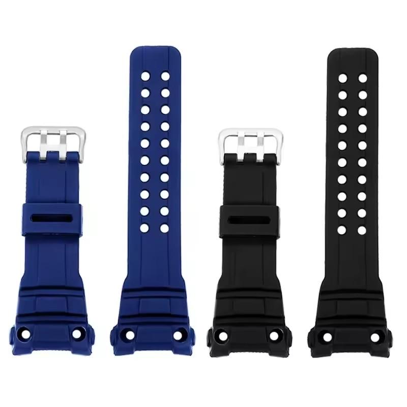 Watch Bands For Casio G-SHOCK GWN-1000 GWN-1000B Strap Mens Wrist Premium PU Watch Band Resin Replacemnet Bracelet