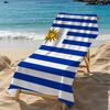 Flag U-Uruguay Towel Five-Star Hotel Quality Eco-Friendly Ultra Soft Thick Towels & Beach Towels