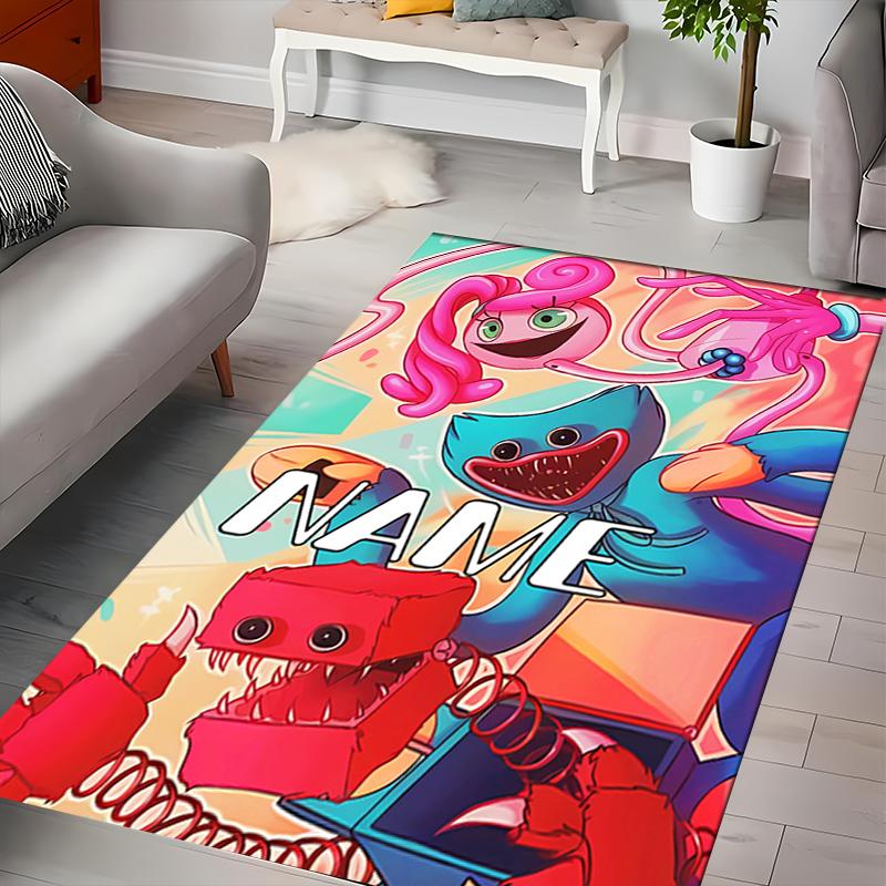 Custom personalization Poppy Playtime Area Rug - Perfect For Kitchen, Bathroom,Laundry Room Decor Large Size Available,Gift All Seasons