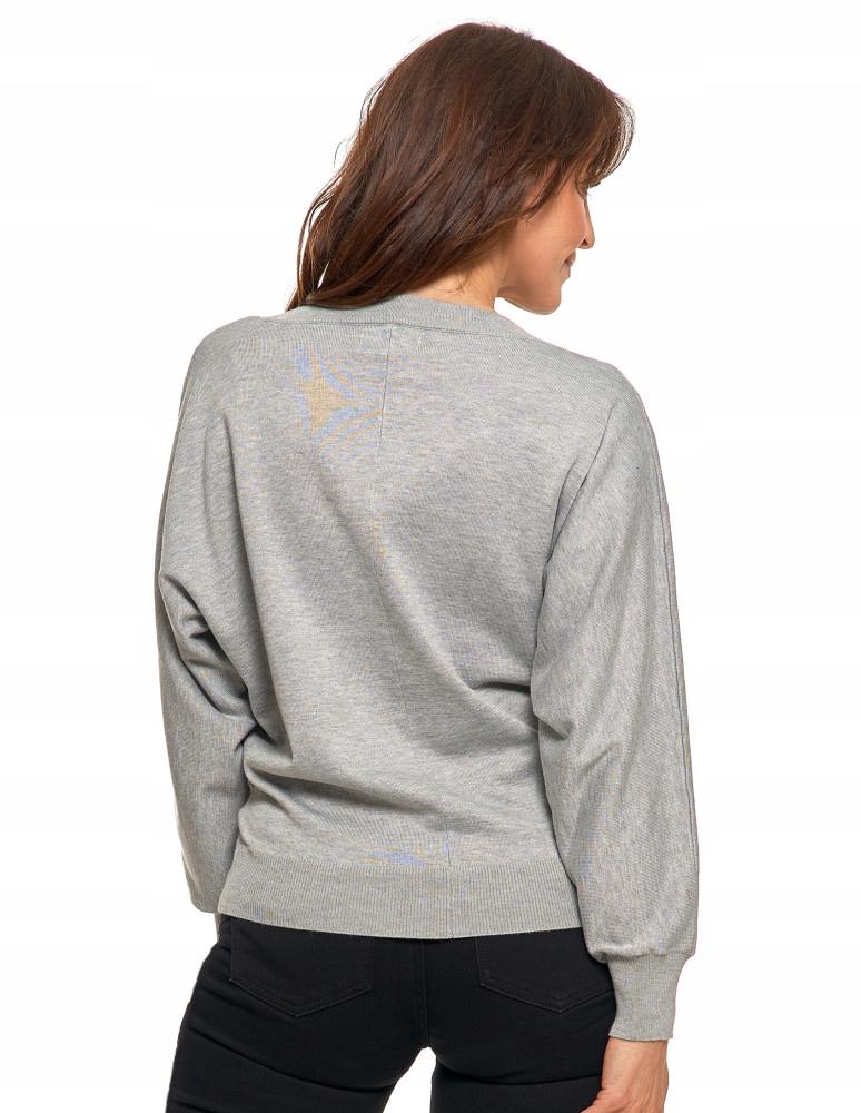 Women's Classic Sweater With Long Loose Sleeves Viscose MORAJ XS/S gray