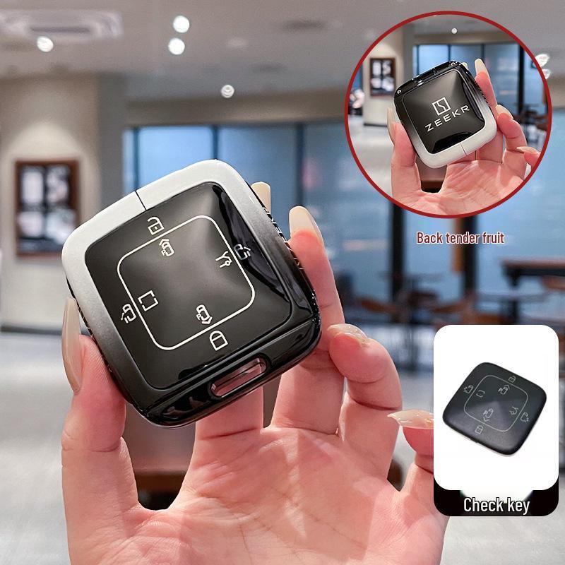 

Чехол для ключа Zeekr 001 для моделей 2025 года - Металлический корпус автомобиля 007GT 7X