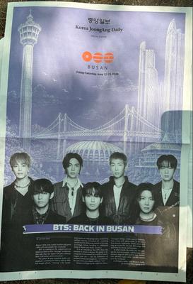 [USED] BTS ARIRANG Busan Concert Newspaper