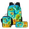 Wooden Stick Man Brain Rot Schoolbag High Definition Printing Leisure Cross Border Light Backpack