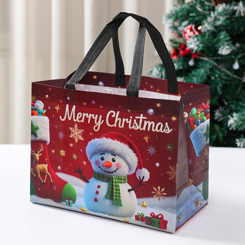 Weihnachtsgeschenktüten Weihnachtsfeier Dekoration Kinder Gastgeschenke Weihnachten Weihnachtsmann Handtaschen Navidad Natal Neujahrsgeschenk