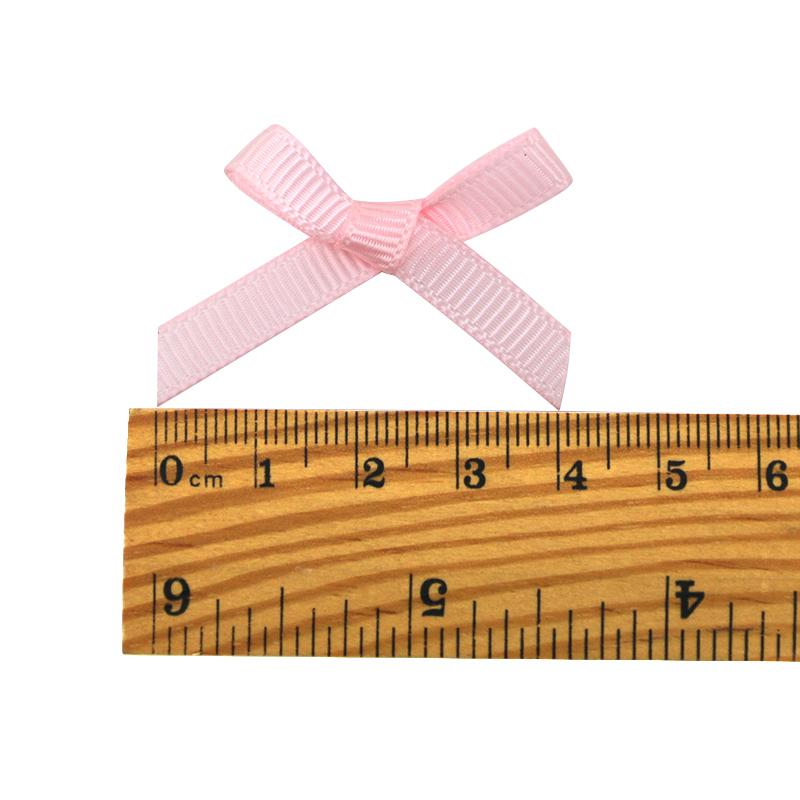 (50pcs Pack) 4cm Mixed Color Grosgrain Ribbon Bows for Gift Box Vase Home Clothing Packaging Christmas Decorations Wholesale Tie