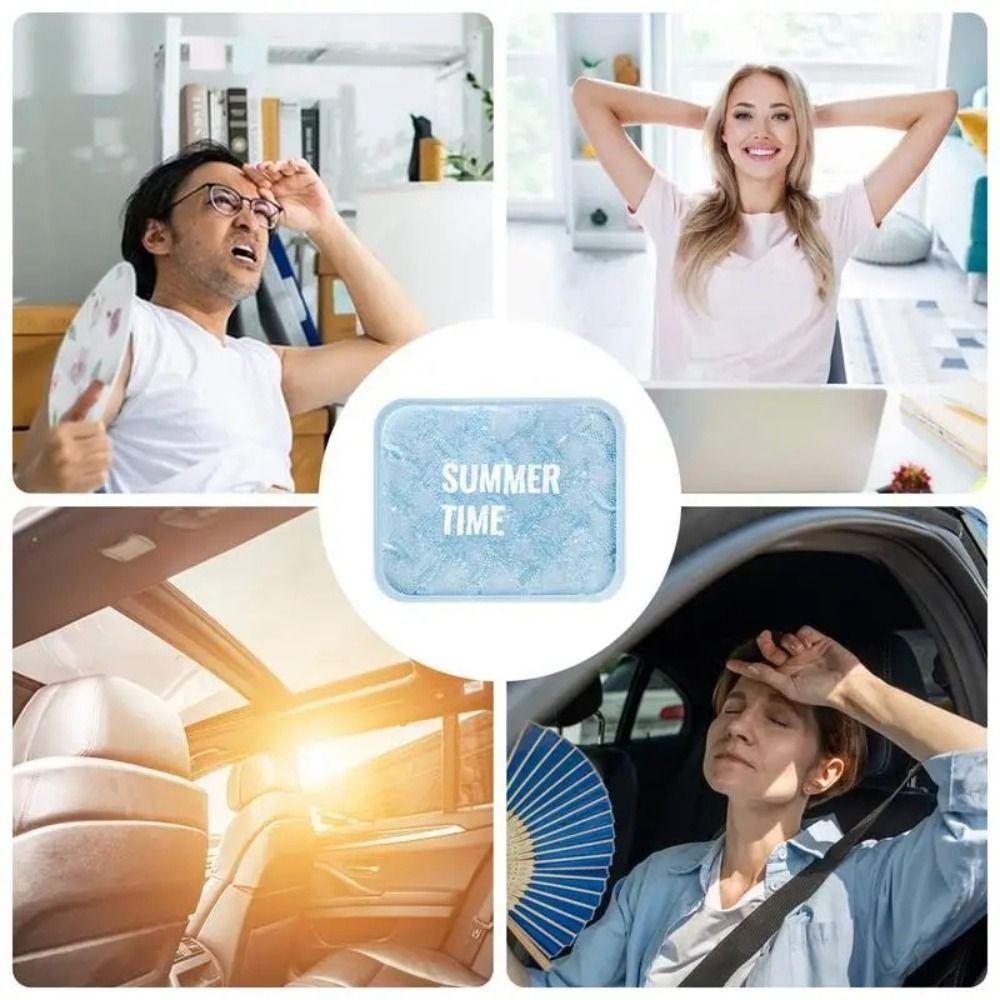 No Water Injection Cooling Gel Seat Cushion Ice Bead Structure Non-Inflatable Cushion  Car Seats