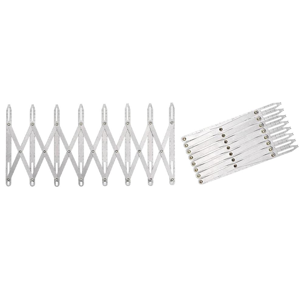 For Travel Crafting Sewing Gauge Button Spacing Tool Expandable Sewing Gauge Accessory Gauge Metal Construction