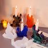 Kerzenhalter Harzformen Katzenform Kerzenständer Silikonform Einzigartiger Tierkerzenständer Epoxidgussform DIY Bastelarbeiten