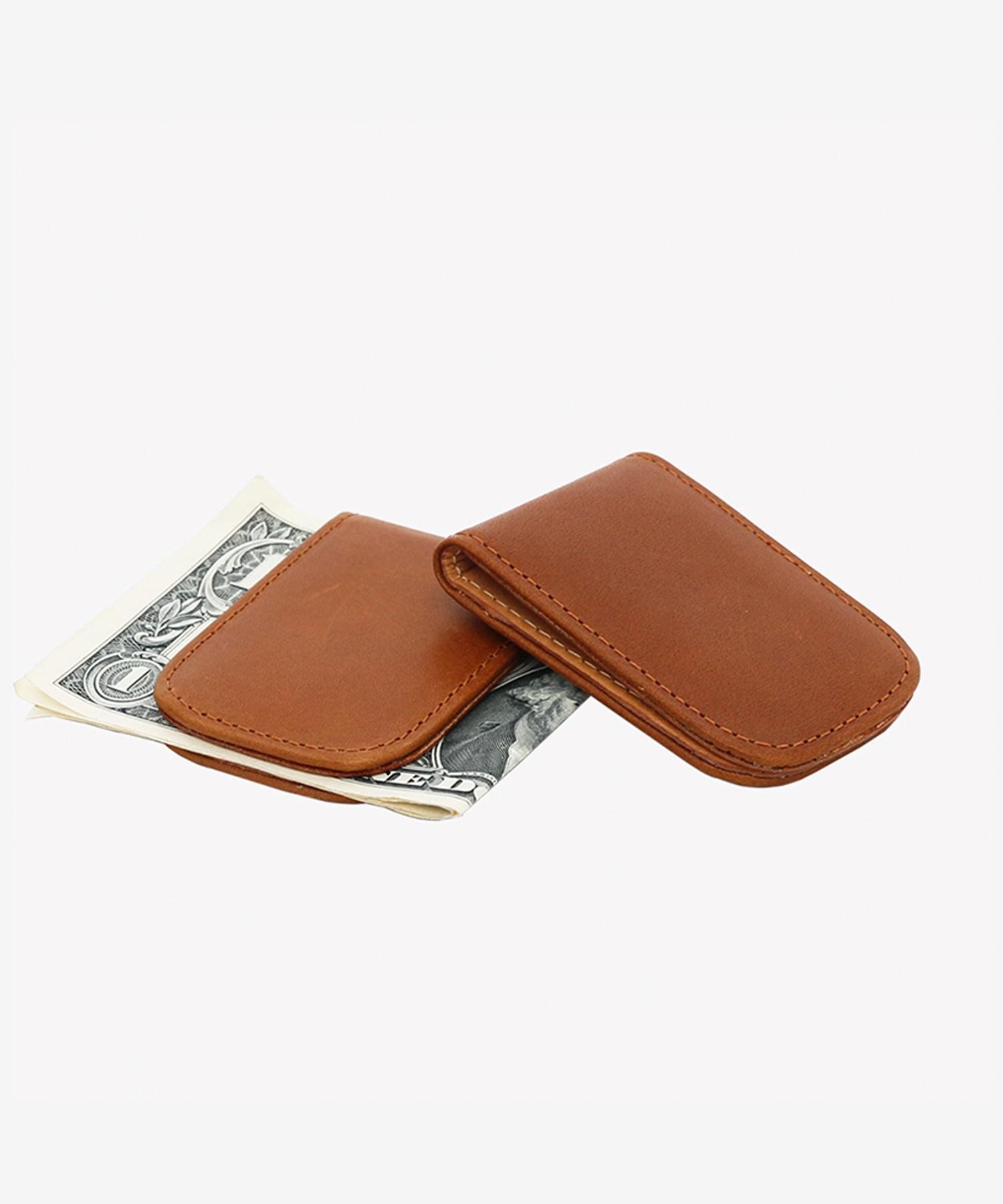 Matt Italian Genuine Leather Bill Clip
