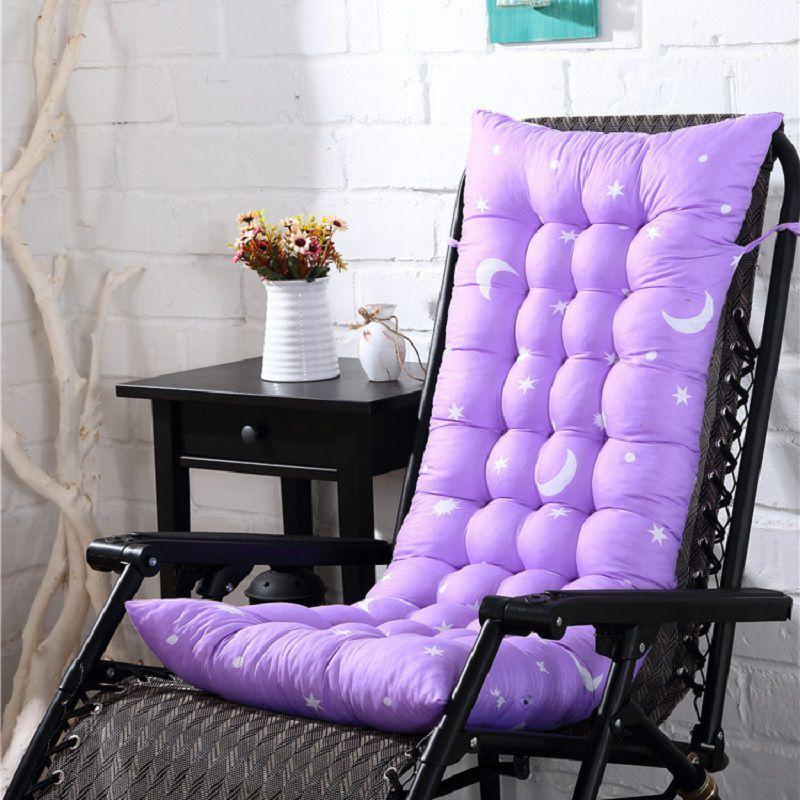 Thick Padded Patio Lounger Back Cushion For Garden Rocking Chairs And Benches