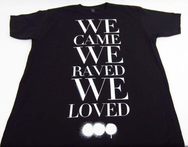 NEW Mens Black Swedish House Mafia We Came We Raved We Loved T-Shirt Size L XL Unisex T-Shirt M