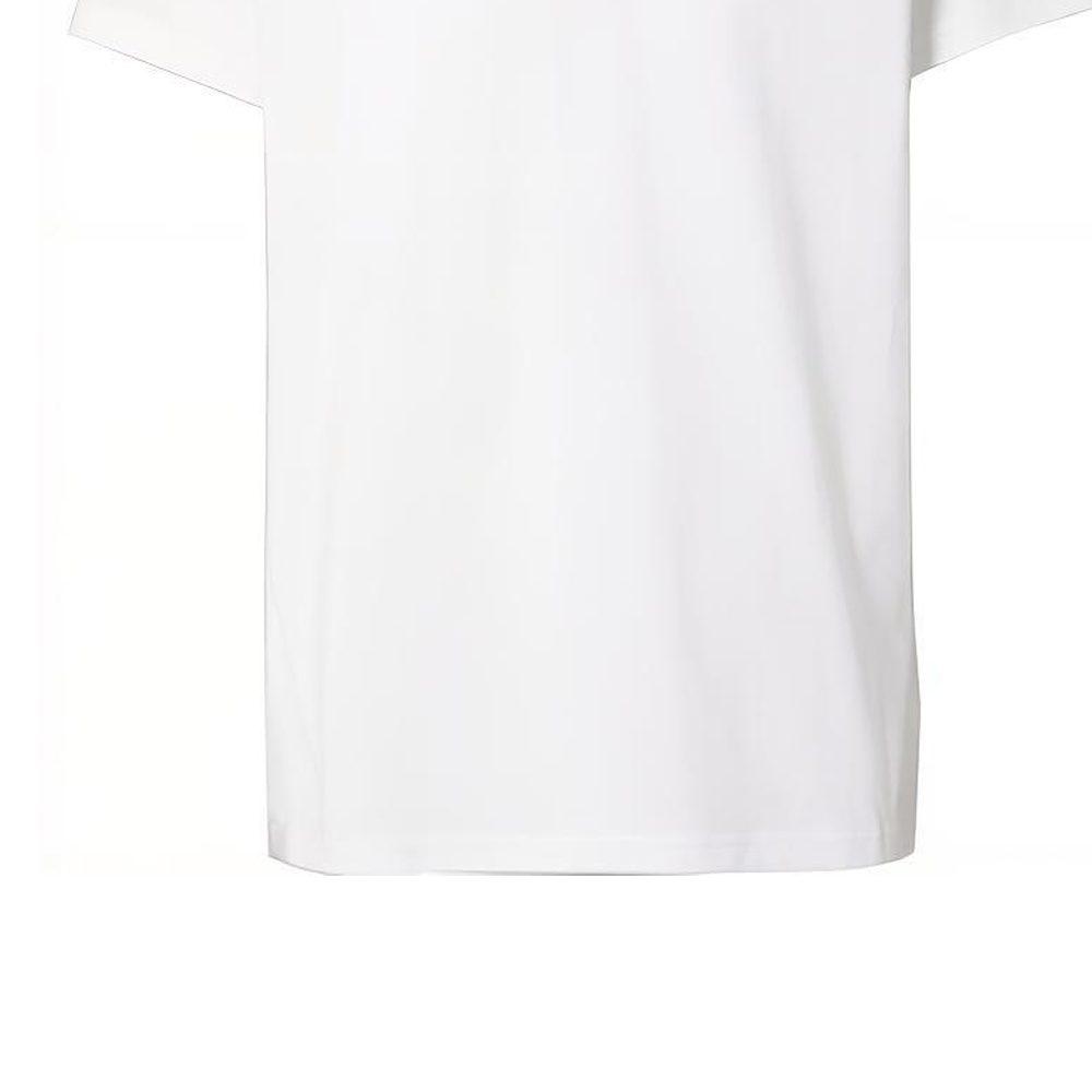 Burberry Monogram Motif Embroidered V Neck Tee 8017258-A1464