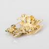 Women Delicate Christmas Style Santa Sleigh Design Brooch Perfect Wear Decoration