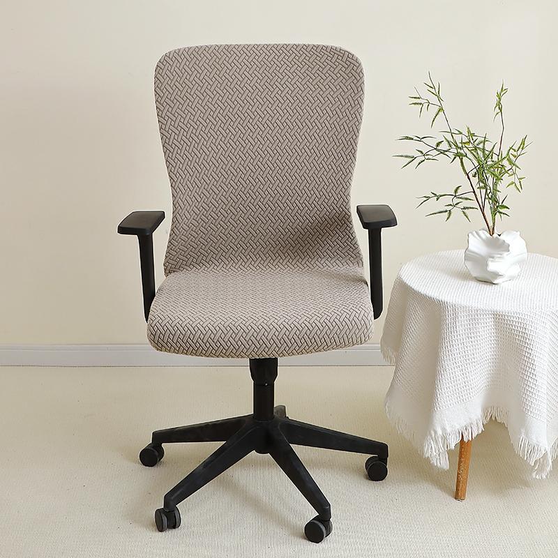 1Pc T Jacquard Office Armchair Covers Elastic Computer Chair Slipcover Lift Rotating Gaming Chair Case Funda Silla Escritorio