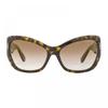 Tom Ford Sunglasses Cat Eye Full Rim  Havana Frame And Brown Gradient Lens Ft046052g Brown