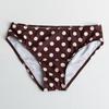 Retro Polka Dot Off-Shoulder Bikini mit Rock-Stil